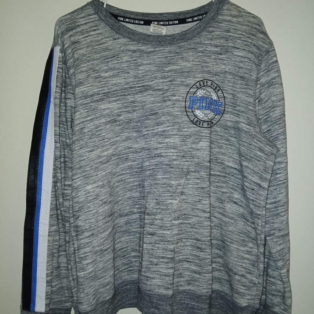 PINK Victoria's Secret Limited Edition Gray Sweatshirt